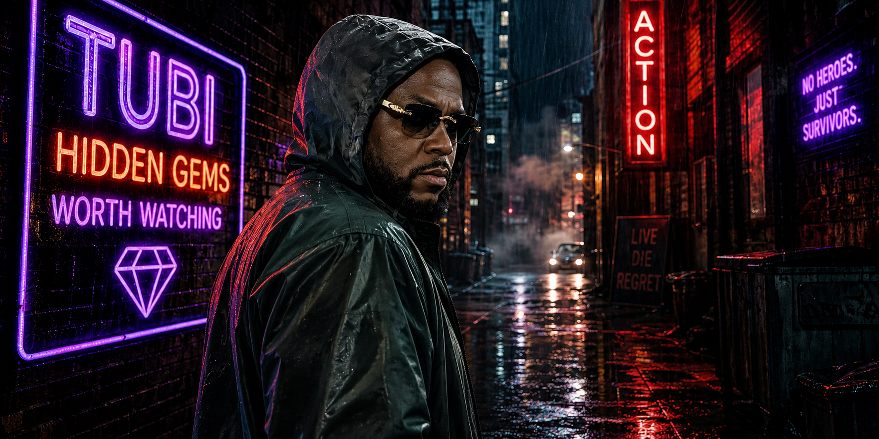 gritty action movies on Tubi