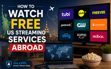 watch free US streaming services abroad
