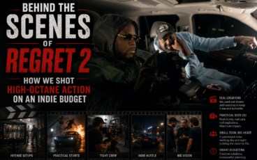 Behind the Scenes of Regret 2 action movie setup